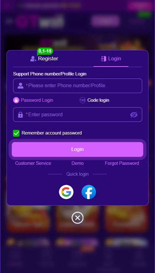 GTWin Login